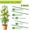 SORANGEUN 6 Pack Tomato Cages for Garden, 48” Metal Tomato