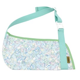 Arm Sling for Arms (Unicorn, Aqua Green), Children's Size, Up to 49.2 inches (125 cm), Children, Juniors, Stylish, Cute, For Gypsum Fractures, Hemiplegia, Arm Support, Arm Keg, Arm Fracture, Triangle