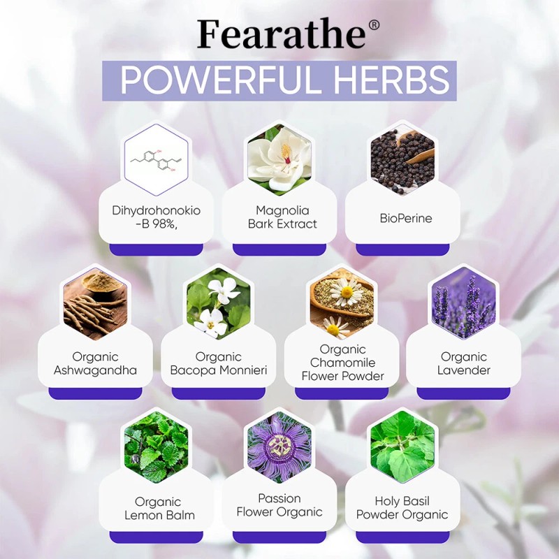 Fearathe DHH-B120 capsules - Reduce stress and promote a healthy