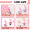 Cherimoya Item Stand Rosa 5 Piezas Soporte Prctica Uas Profesional