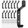 Kureny Pack of 12 Coat Hooks, Coat Hooks for Screwing,
