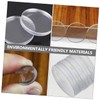 Operitacx 20 Pcs Transparent Rubber Pads Soft Cushion Furniture Protectors