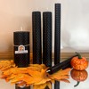 Lacaser Beeswax Black Taper Candles Set of 14 pcs, 9"