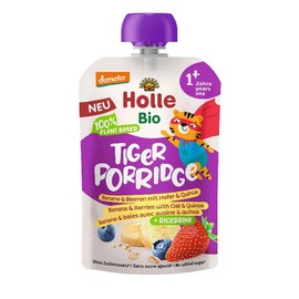 Holle Organic Tiger Porridge - Banana & Berries with Oat & Quinoa 110g
