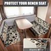 SUITOSELFY Aztec Cow Print RV Seat Covers Dinette Booth Cushions