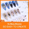 Halloween Nail Art Stickers Decals - 6 Sheets Pumpkin Ghost