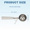 sourcing map 3 Pcs Cookie Scoops, Ice Cream Scoop with