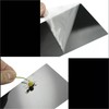 RONTCOS 6pcs Gloss Black Pillar Post Door Window Cover Trim