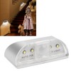 Topyond Motion Sensor Night Light, Keyhole Light with 4 LED