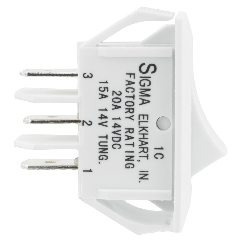 RecPro RV Single Pole Double Throw Rocker Switch | 20A