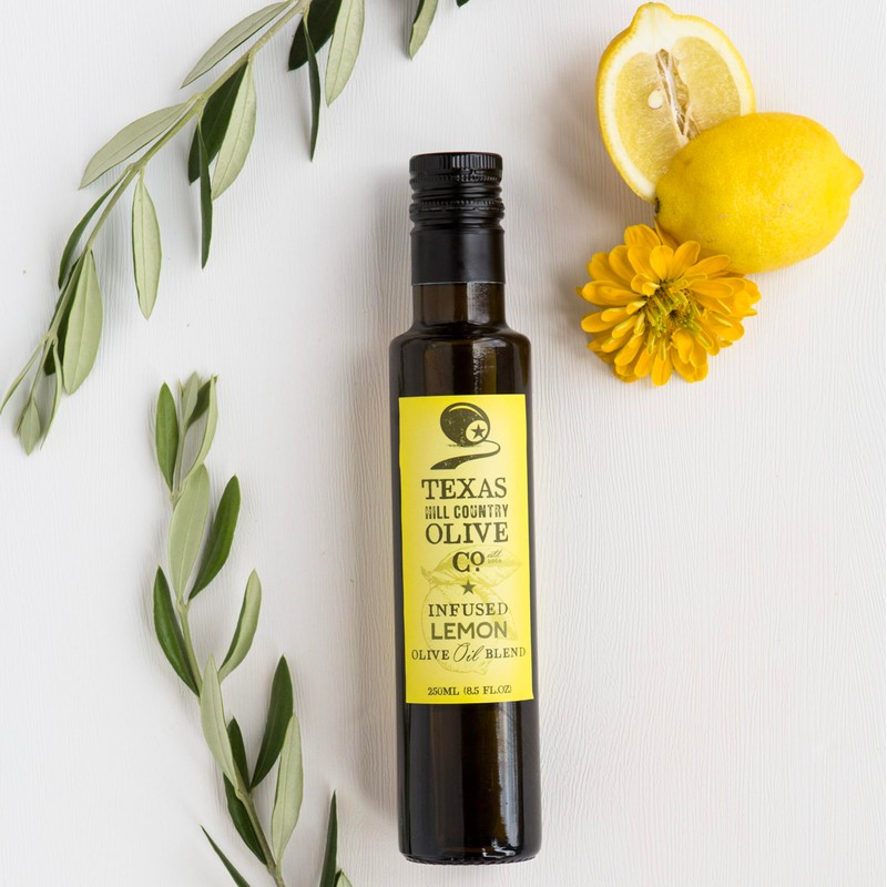 Texas Hill Country Olive Co Lemon Infused Olive Oil -