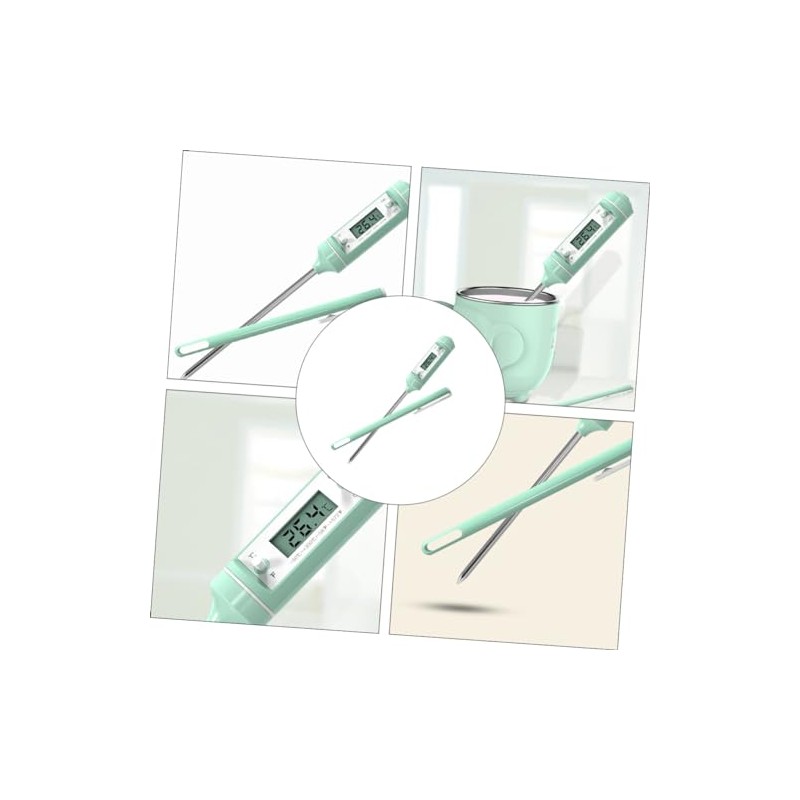 Zerodeko 2 Piezas termometro de agua pantalla led meat thermometer