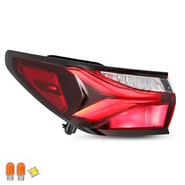 SOCKIR Fit for 2019-2022 Chevy Blazer LED Tail Light Assembly Replacement Outer Rear Taillight OE Direct Brake Tail Lamp LH (Left Driver Side)