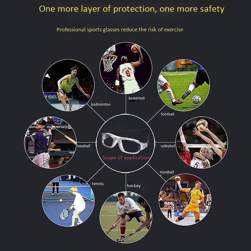 SooGree - anteojos deportivas de squash y racquetball, anteojos de