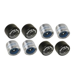 Bearing Buddy 1980A-SS - USA-Made Stainless Steel Bearing Protector w/ 19B Bra & Blue Grease Indicator - Wheel Bearing Protectors for Boats, RVs & More - Fits Hubs w/ 1.980” Inside Diameter (2 Pairs)