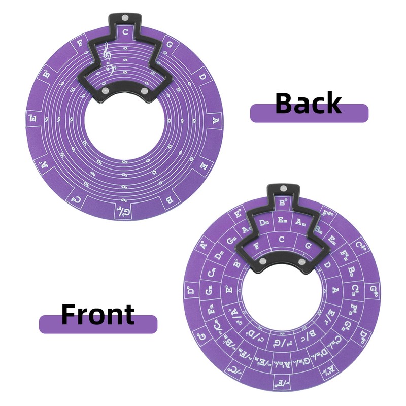 Circle of Fifths Aluminum Alloy Wheel Melody Tool Music Theory