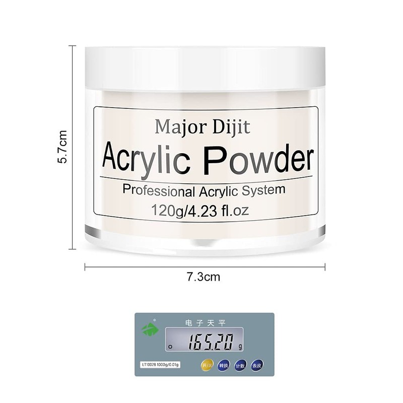 Acrylic Powder 120g Acrylic Powder High Capacity Professional Polymer for