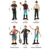 16Pcs People Figurines Model Little Farmer People Figures Realistic Hand