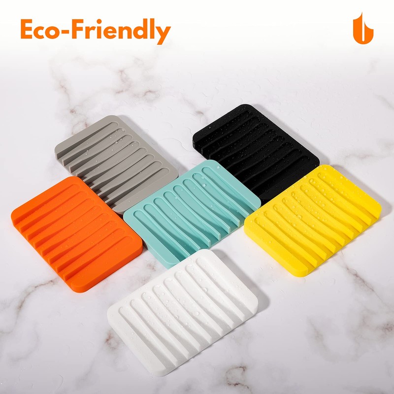 Urbanstrive Soap Dish Shower Waterfall Soap Tray Soap Saver Soap