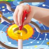 Juego 2 En 1: Laberinto Espacial Y Tangram Hape Azul