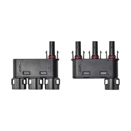 JianHan Solar Branch Connector 50A,DC1500V IP68 Waterproof 3 to 1 Y Connectors for Parallel Connection Between Solar Panels (1 Pair M/FFF + F/MMM)