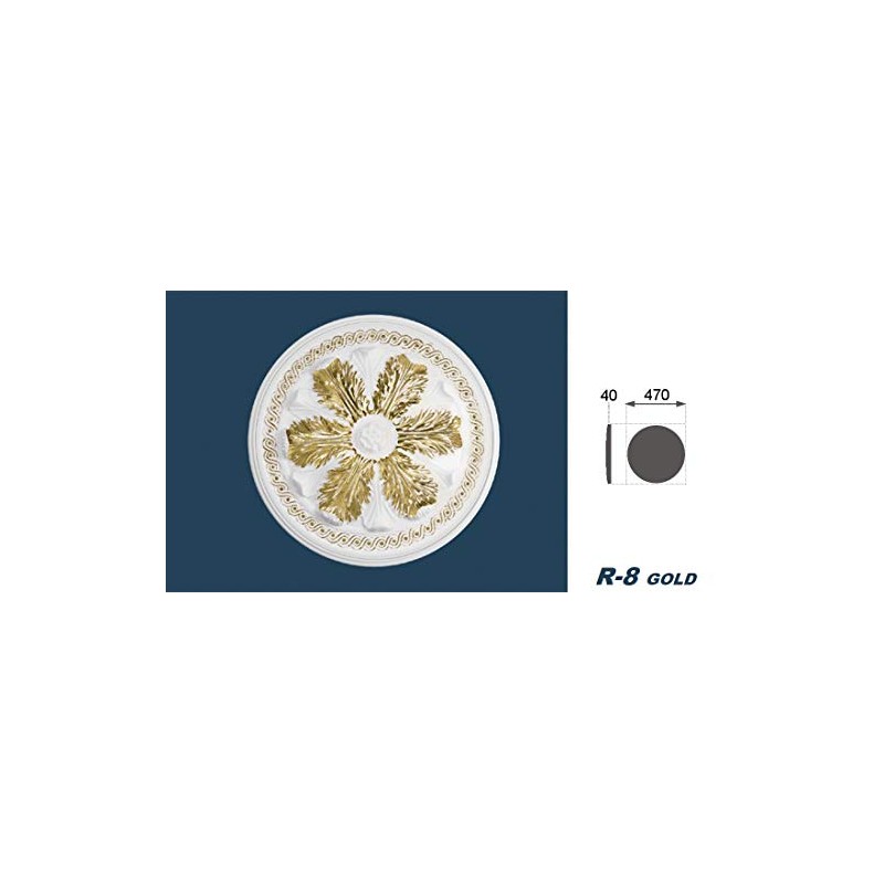 MARBET DESIGN Stucco rosette made of EPS polystyrene - ceiling