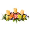 Svndlyn Candle Holders Spring Summer Centerpiece,3 Wick Candle Holder with