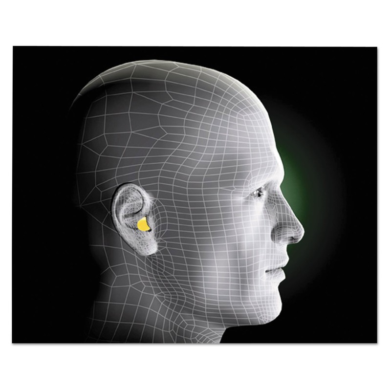 3M 3101001 E·A·R Classic Earplugs, Pillow Paks, Uncorded, PVC Foam,