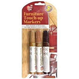3 X Furniture Touch Up Pen Marker Repair Wood Floor Cabinet Laminate Scratches