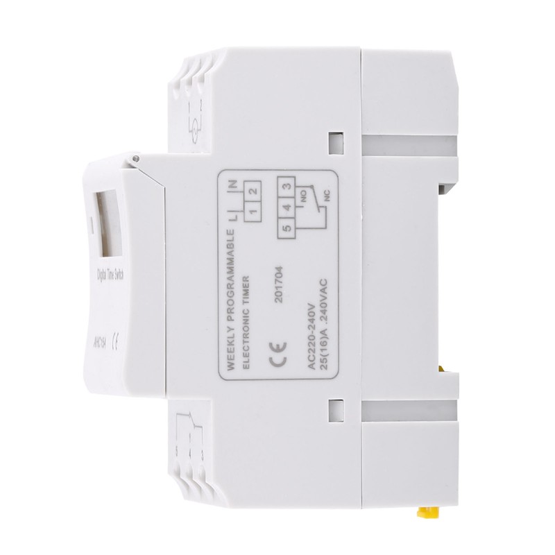 LCD Display Weekly Programmable Electronic Relay Time 16 ON and