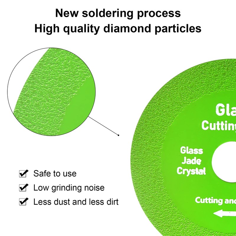 Glass Cutting Disc for Angle Grinder, 3 Pcs Diamond Cutting