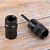 QKURT Cassette Lockring Tools Set, 2pcs Cassette Removal Tool Freewheel