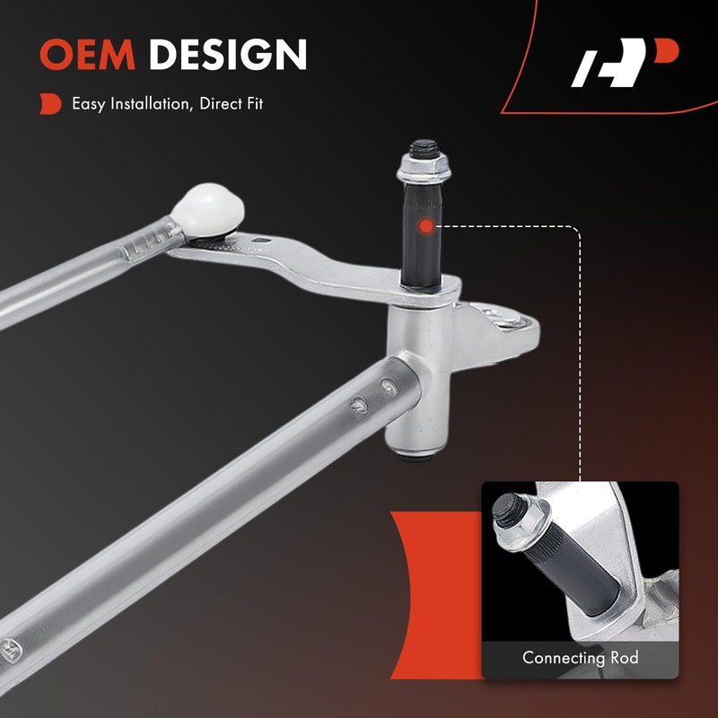 A-Premium Front Windshield Wiper Linkage Compatible with Ram 1500 4500