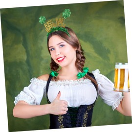 FOMIYES 1pc Patrick's Day Leaf Hairband for Women Festive Costume Accessory for Dancing and Celebrations Design