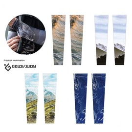 Ice Print Cool Arm Sleeves: Fashion, Golf, Hiking HB35 Transfer Cosmos XL