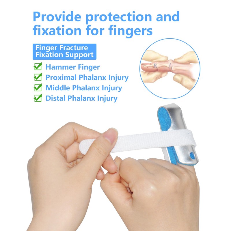 TAROYQASUL Pinky Finger Splint Kids, 2PCS Trigger Finger Splint for