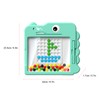 Magnetic Doodle Board Dinosaur Shape Dust Free Dot Art Preschool