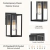 Bestshared Exterior Wall Lantern, Outdoor Wall Sconce, Patio Lighting Fixture