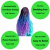 Braiding Hair Extensions Ombre Brown Professional High Temperature Braids Hair