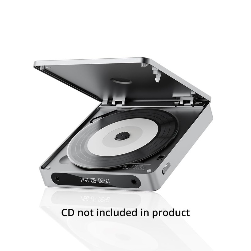 FiiO DM13 Portable CD Player with Bluetooth (Silver)
