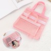 2 Pieces Mesh Tote Bag, Large Capacity Storage Bag, Portable