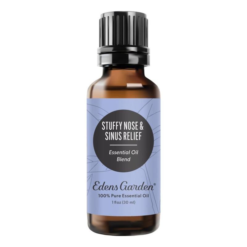 Stuffy Nose & Sinus Relief Essential Oil Blend- Best For