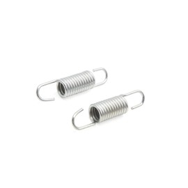 INFINAUTO 2pcs 6cm Length Silver Tone Brake Pedal Return Spring for Motorbike Stylish Design
