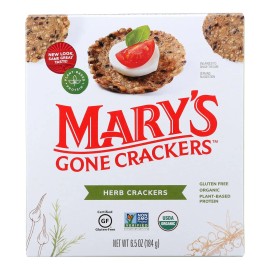 UD_Mary's Gone Herb Crackers 6.5 oz Case of 6 Grain Snacks