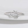 Meissa Thin Stacking Ring for Women 925 Sterling Silver Dainty