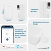 Homematic IP Compact Smart Home Radiator Thermostat, Digital Heater Thermostat,