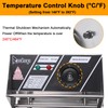 Stainless Steel Deep Fryer, 6.3QT/6L Capacity, 2500W, Temperature Range 140℉-392℉,