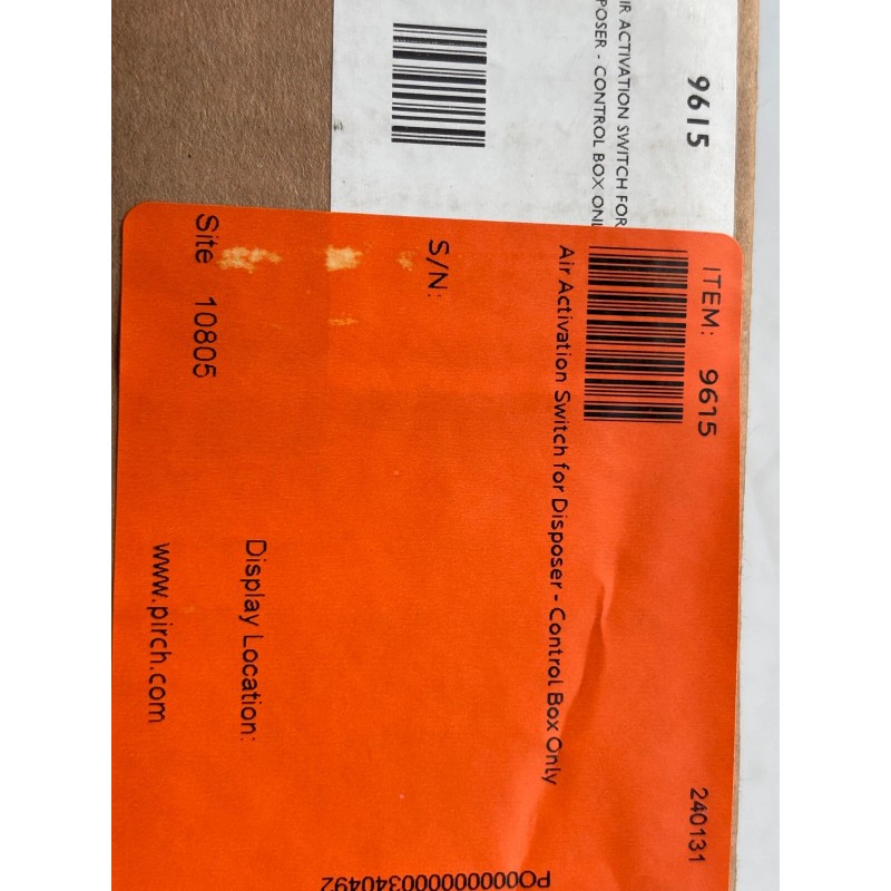 California Faucets 9615 5" Air Activation Switch For Disposer Control