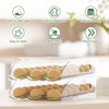 OZEPLASC Egg Holder for Fridge Rolling Egg Container 36 Large