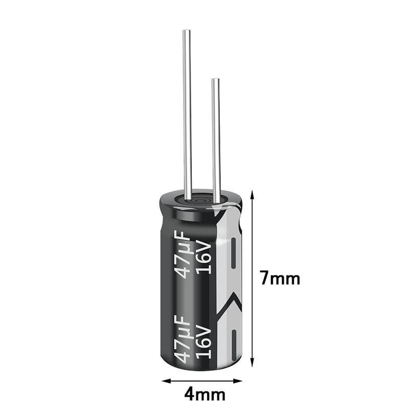 PENGLIN 20pcs Electrolytic Capacitors Aluminum Electrolytic Capacitors 16V 47UF 105℃